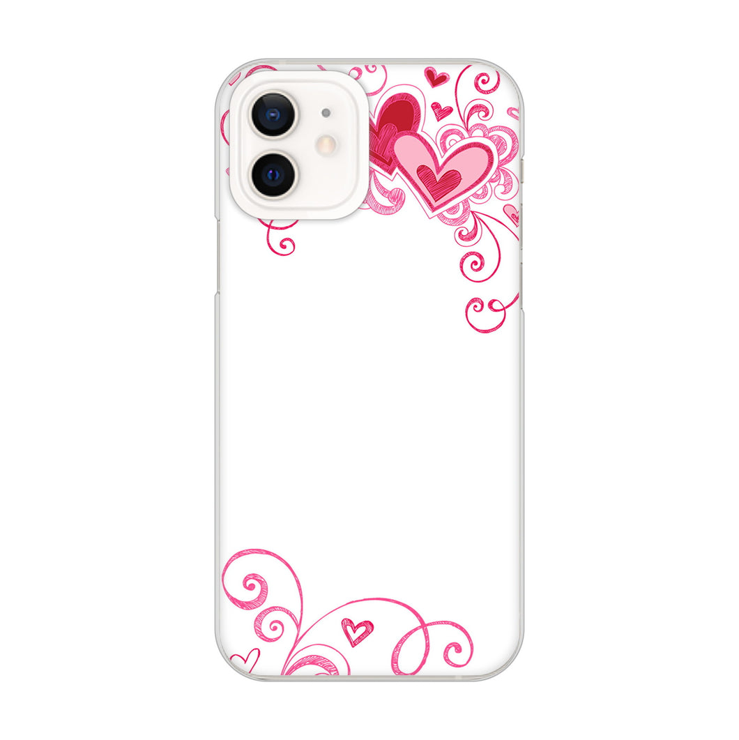iPhone12 高画質仕上げ 背面印刷 ハードケース プリティハート