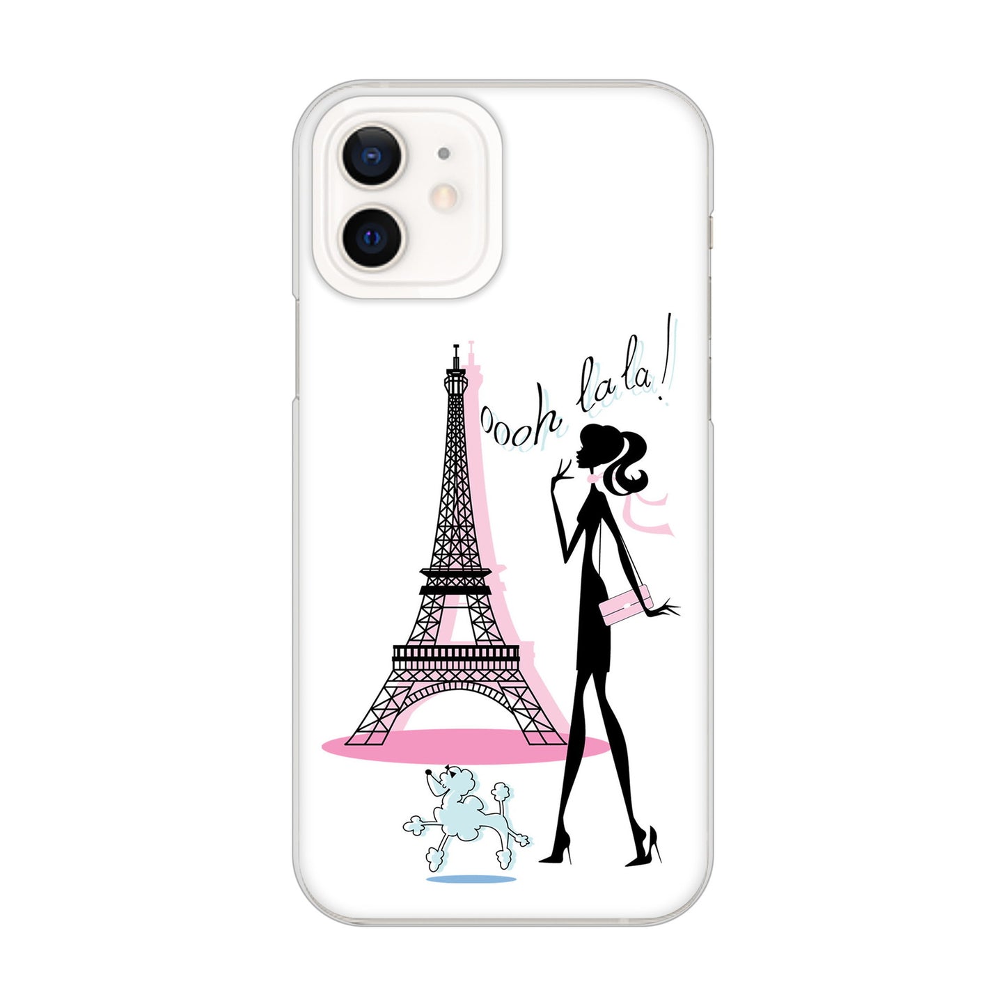 iPhone12 高画質仕上げ 背面印刷 ハードケース LOVE フランス