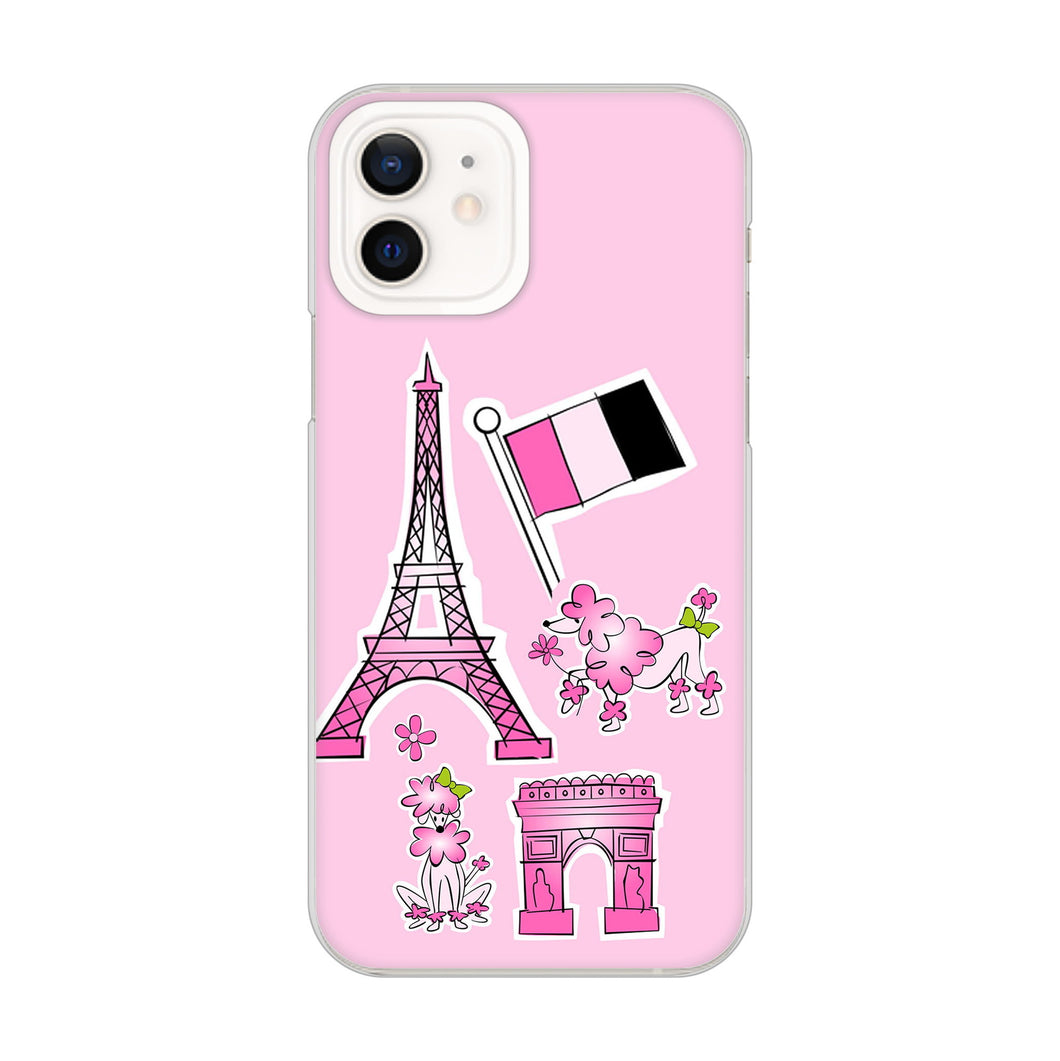 iPhone12 高画質仕上げ 背面印刷 ハードケース LOVE フランス