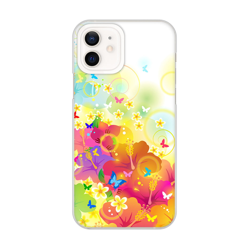 iPhone12 高画質仕上げ 背面印刷 ハードケース バタフライ