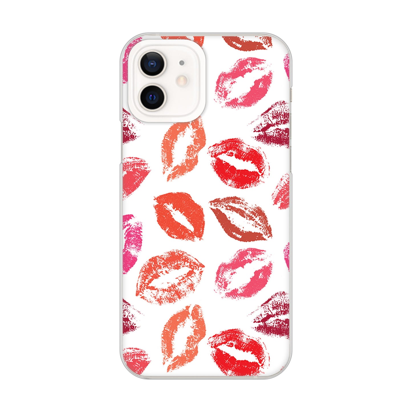 iPhone12 高画質仕上げ 背面印刷 ハードケース 【734 キスkissキス】