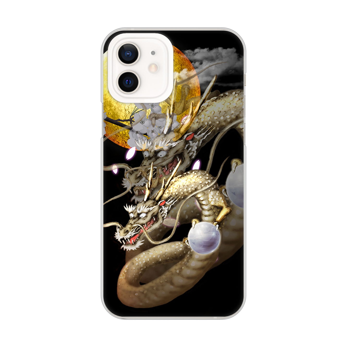 iPhone12 高画質仕上げ 背面印刷 ハードケース 龍