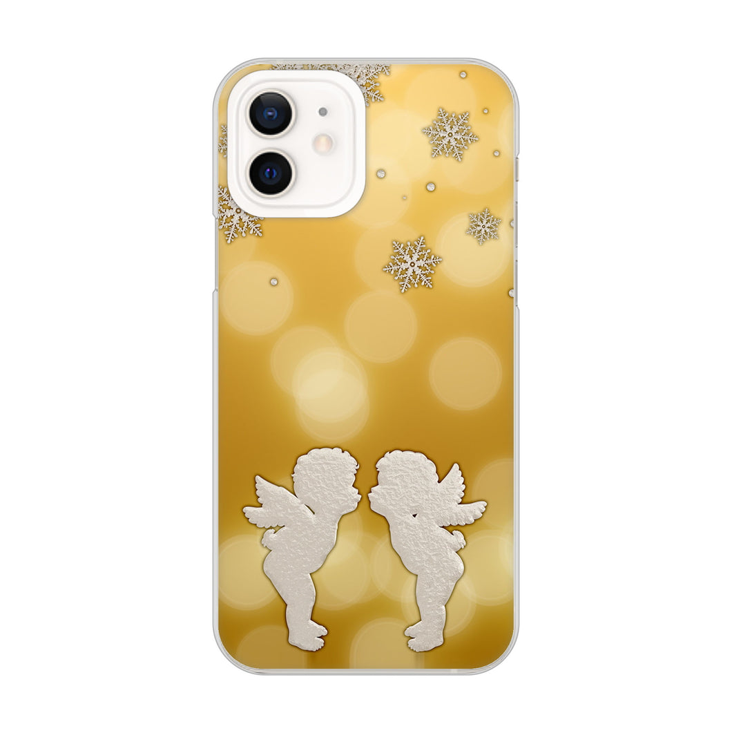 iPhone12 高画質仕上げ 背面印刷 ハードケース エンジェル