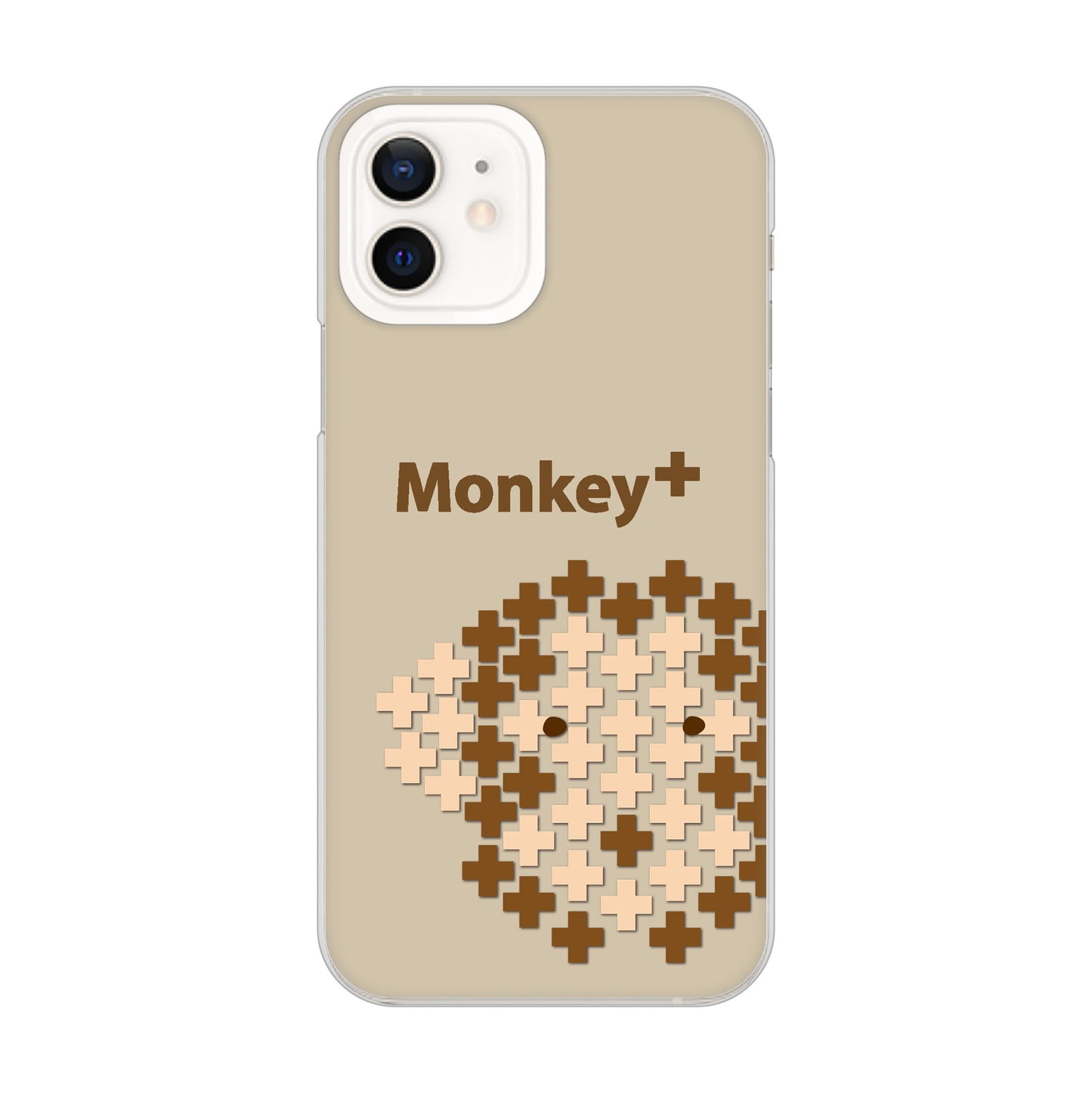 iPhone12 高画質仕上げ 背面印刷 ハードケース animal+