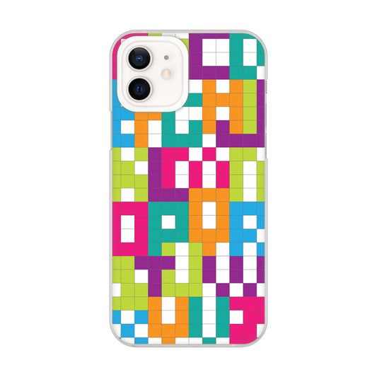 iPhone12 高画質仕上げ 背面印刷 ハードケース 【IB916 ブロックアルファベット】