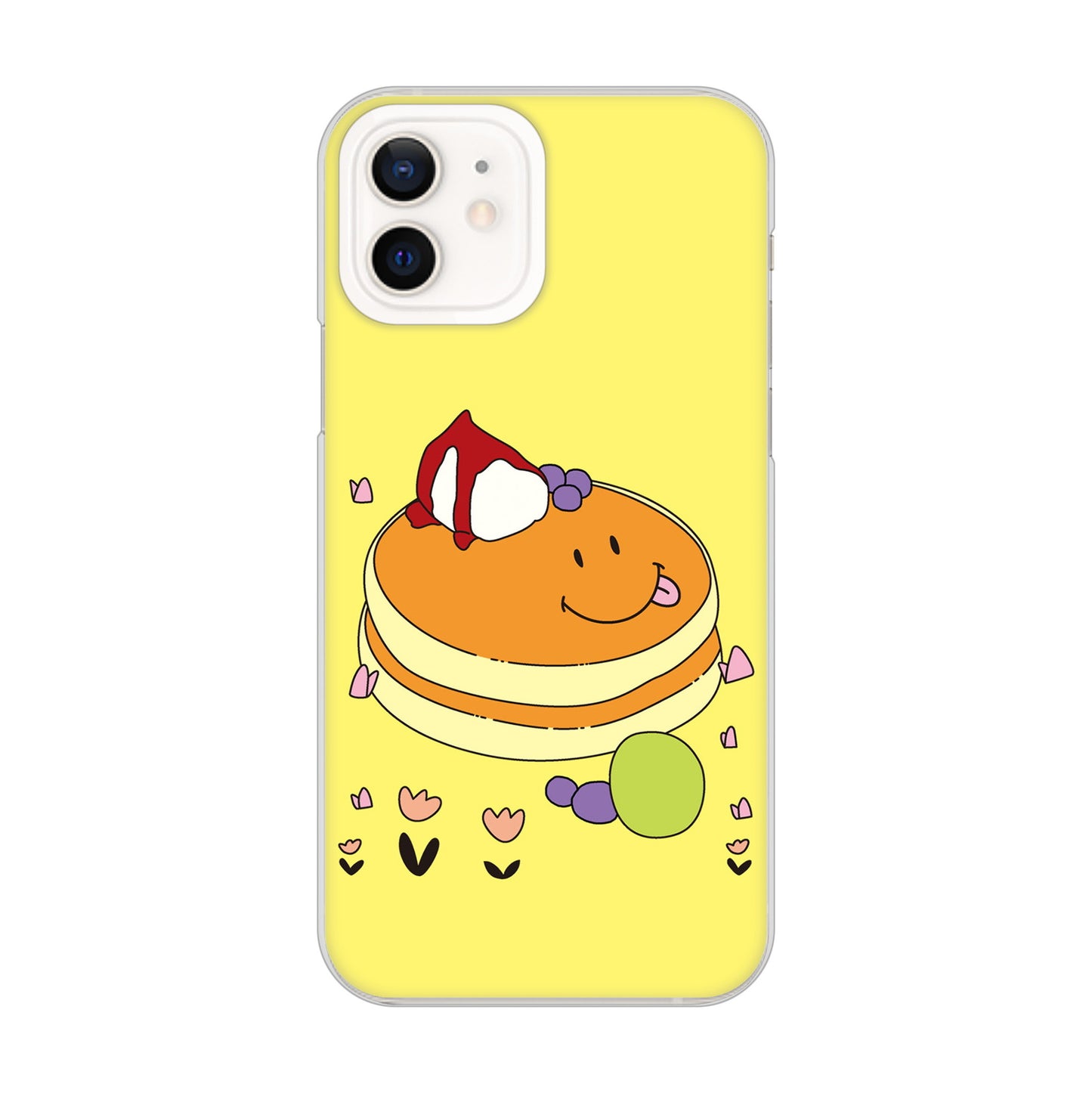 iPhone12 高画質仕上げ 背面印刷 ハードケース スイーツイラスト