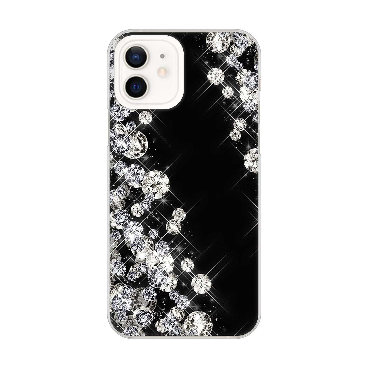 iPhone12 高画質仕上げ 背面印刷 ハードケース 【VA871 ダイヤモンドフレーム】