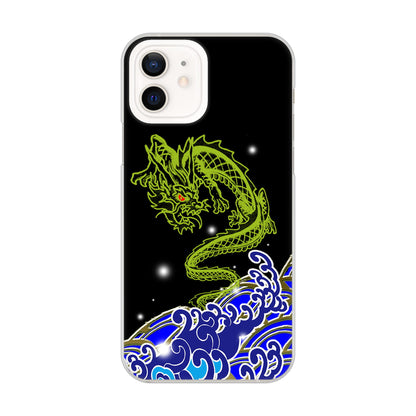 iPhone12 高画質仕上げ 背面印刷 ハードケース 水竜