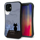 iPhone12 mini スマホケース 「SEA Grip」 グリップケース Sライン 【012 屋根の上のねこ】 UV印刷