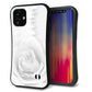 iPhone12 mini スマホケース 「SEA Grip」 グリップケース Sライン 【402 ホワイトRose】 UV印刷