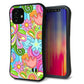 iPhone12 mini スマホケース 「SEA Grip」 グリップケース Sライン 【713 ミラクルフラワー】 UV印刷