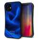 iPhone12 mini スマホケース 「SEA Grip」 グリップケース Sライン 【1302 ワープブルー】 UV印刷