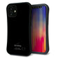 iPhone12 mini スマホケース 「SEA Grip」 グリップケース Sライン 【KM911 ポップカラー(ブラック)】 UV印刷