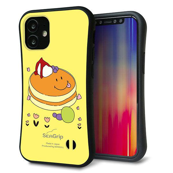 iPhone12 mini スマホケース 「SEA Grip」 グリップケース Sライン 【MA901 パンケーキ】 UV印刷