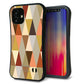 iPhone12 mini スマホケース 「SEA Grip」 グリップケース Sライン 【MG802 マルチブラウン】 UV印刷