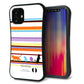 iPhone12 mini スマホケース 「SEA Grip」 グリップケース Sライン 【YA887 ストライプネコ01】 UV印刷