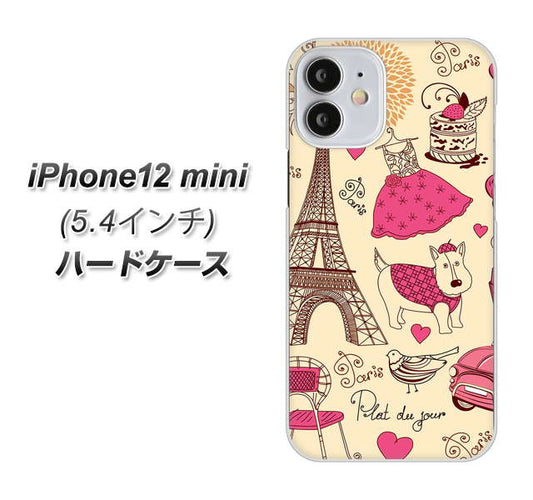 iPhone12 mini 高画質仕上げ 背面印刷 ハードケース【265 パリの街】