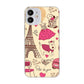 iPhone12 mini 高画質仕上げ 背面印刷 ハードケース LOVE フランス