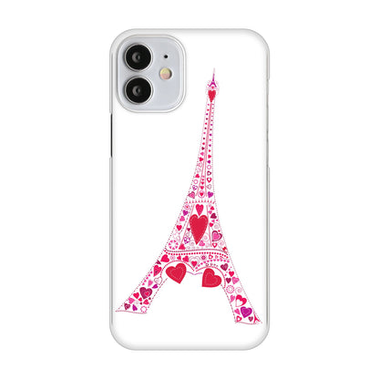 iPhone12 mini 高画質仕上げ 背面印刷 ハードケース LOVE フランス