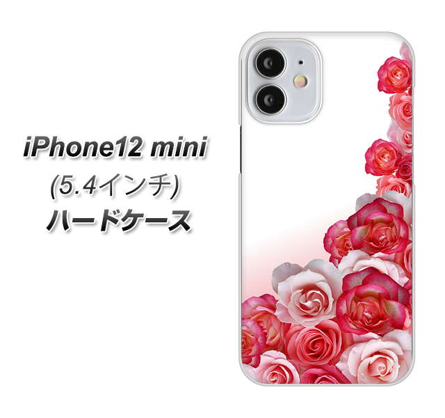 iPhone12 mini 高画質仕上げ 背面印刷 ハードケース【299 薔薇の壁】