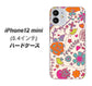 iPhone12 mini 高画質仕上げ 背面印刷 ハードケース【323 小鳥と花】