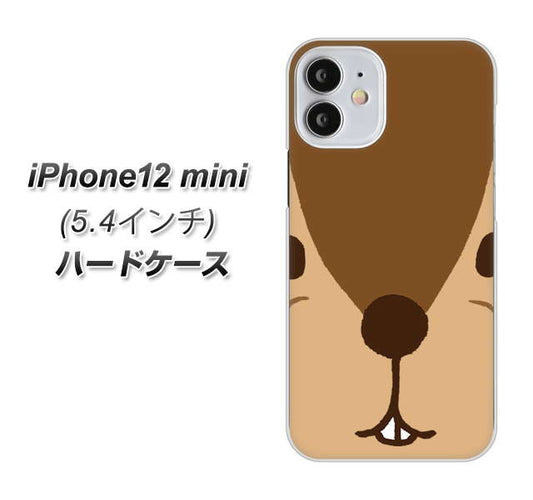 iPhone12 mini 高画質仕上げ 背面印刷 ハードケース【349 りす】