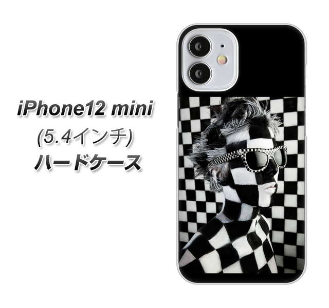 iPhone12 mini 高画質仕上げ 背面印刷 ハードケース 【357 bk&wh】