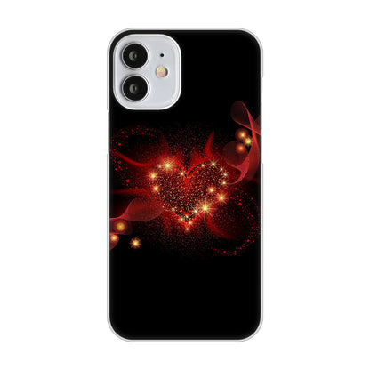iPhone12 mini 高画質仕上げ 背面印刷 ハードケース きらめきハート