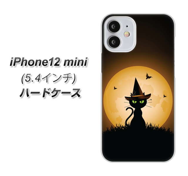 iPhone12 mini 高画質仕上げ 背面印刷 ハードケース【440 猫の魔法使い】