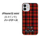 iPhone12 mini 高画質仕上げ 背面印刷 ハードケース 【547 THEチェック】