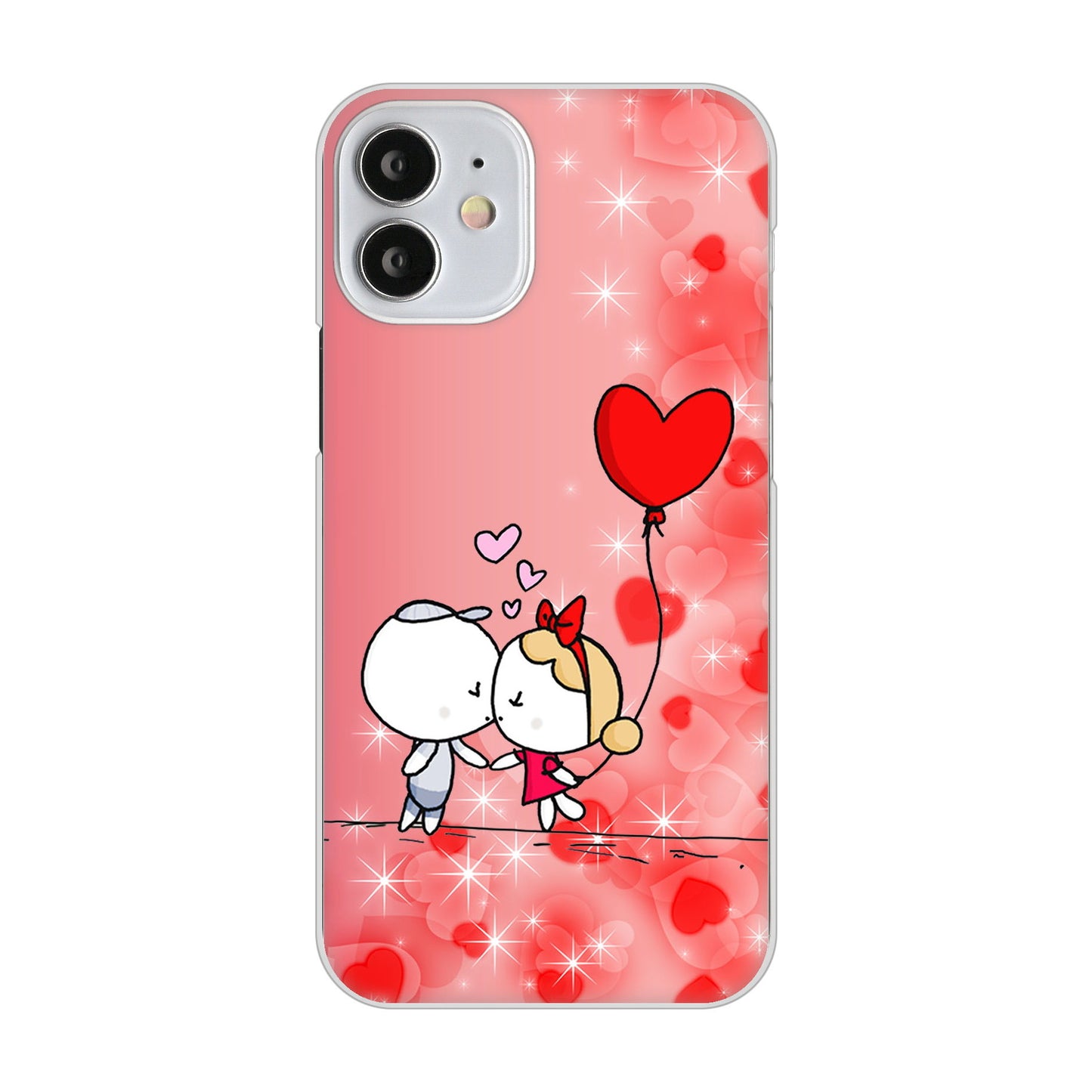 iPhone12 mini 高画質仕上げ 背面印刷 ハードケース カップル