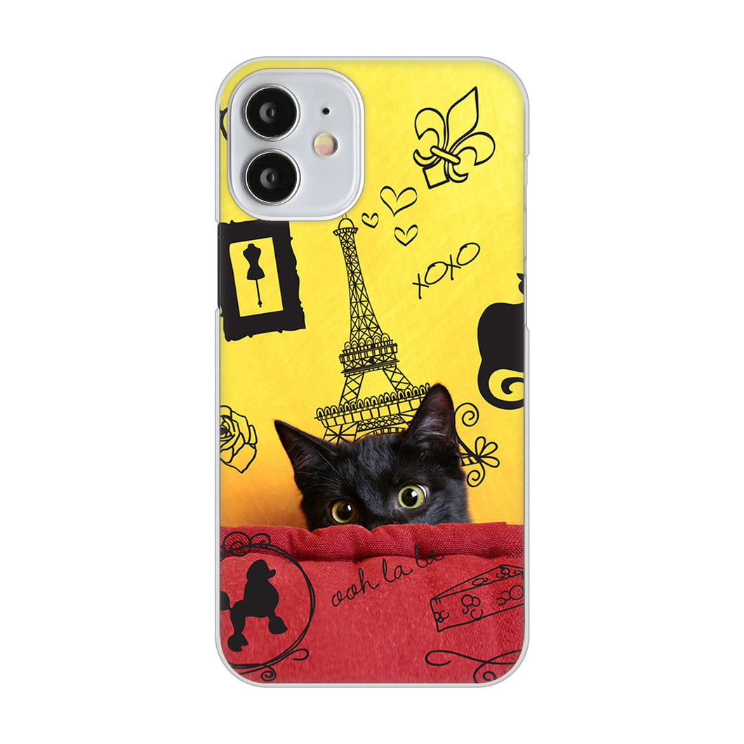 iPhone12 mini 高画質仕上げ 背面印刷 ハードケース LOVE フランス