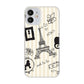 iPhone12 mini 高画質仕上げ 背面印刷 ハードケース LOVE フランス
