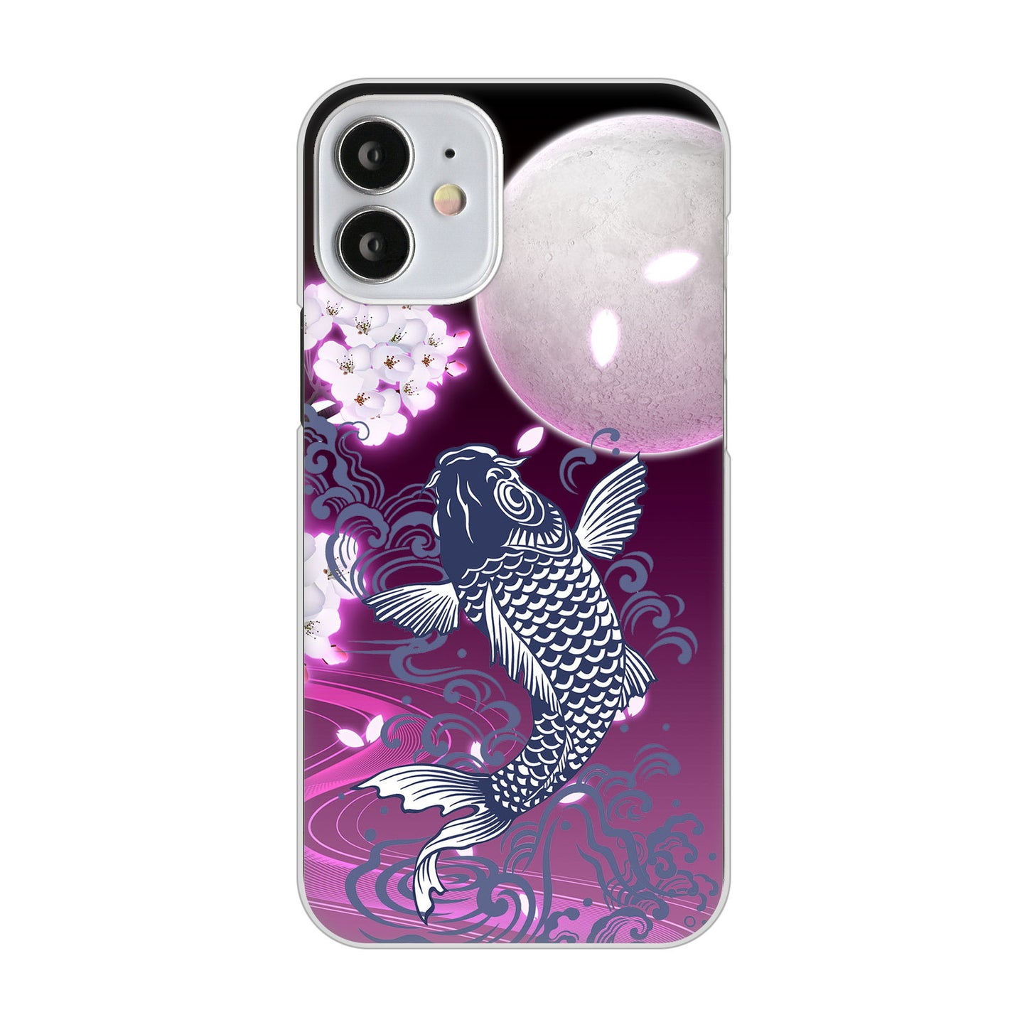 iPhone12 mini 高画質仕上げ 背面印刷 ハードケース 鯉