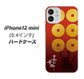 iPhone12 mini 高画質仕上げ 背面印刷 ハードケース【AB802 真田幸村 シルエットと家紋】