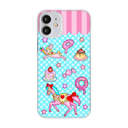 iPhone12 mini 高画質仕上げ 背面印刷 ハードケース むかいあぐる メリーゴーランド