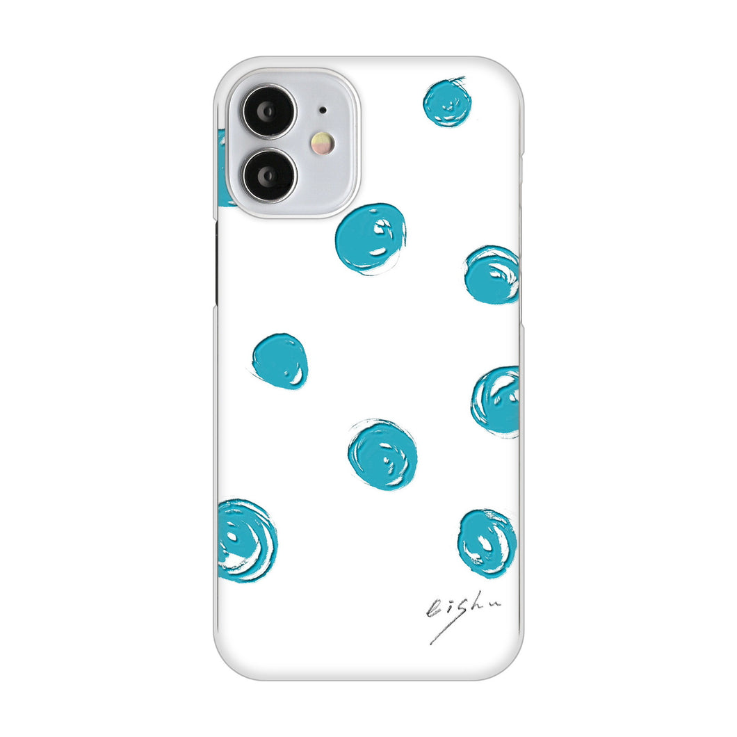 iPhone12 mini 高画質仕上げ 背面印刷 ハードケース 大野詠舟 手描きシンプル