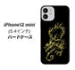iPhone12 mini 高画質仕上げ 背面印刷 ハードケース 【VA831 闇と龍】