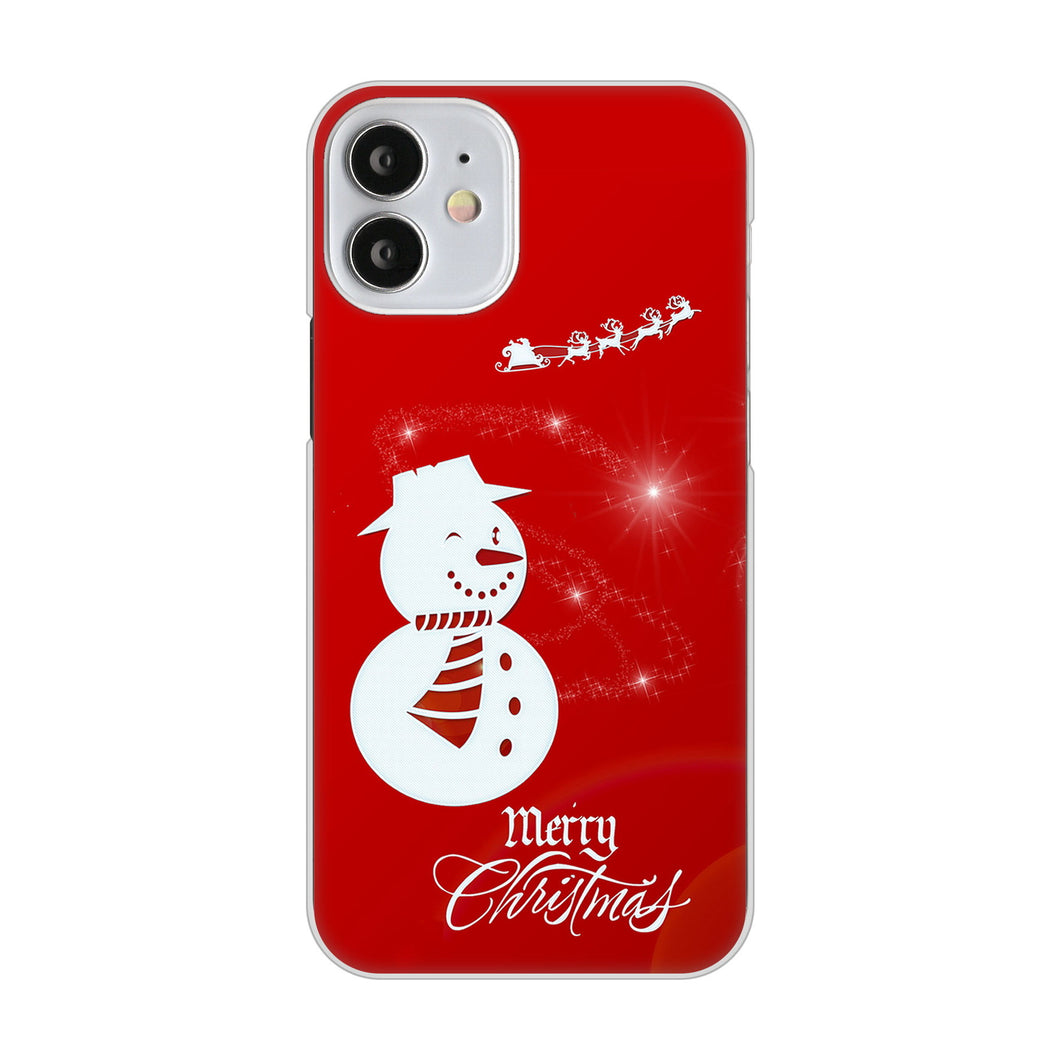 iPhone12 mini 高画質仕上げ 背面印刷 ハードケース クリスマス