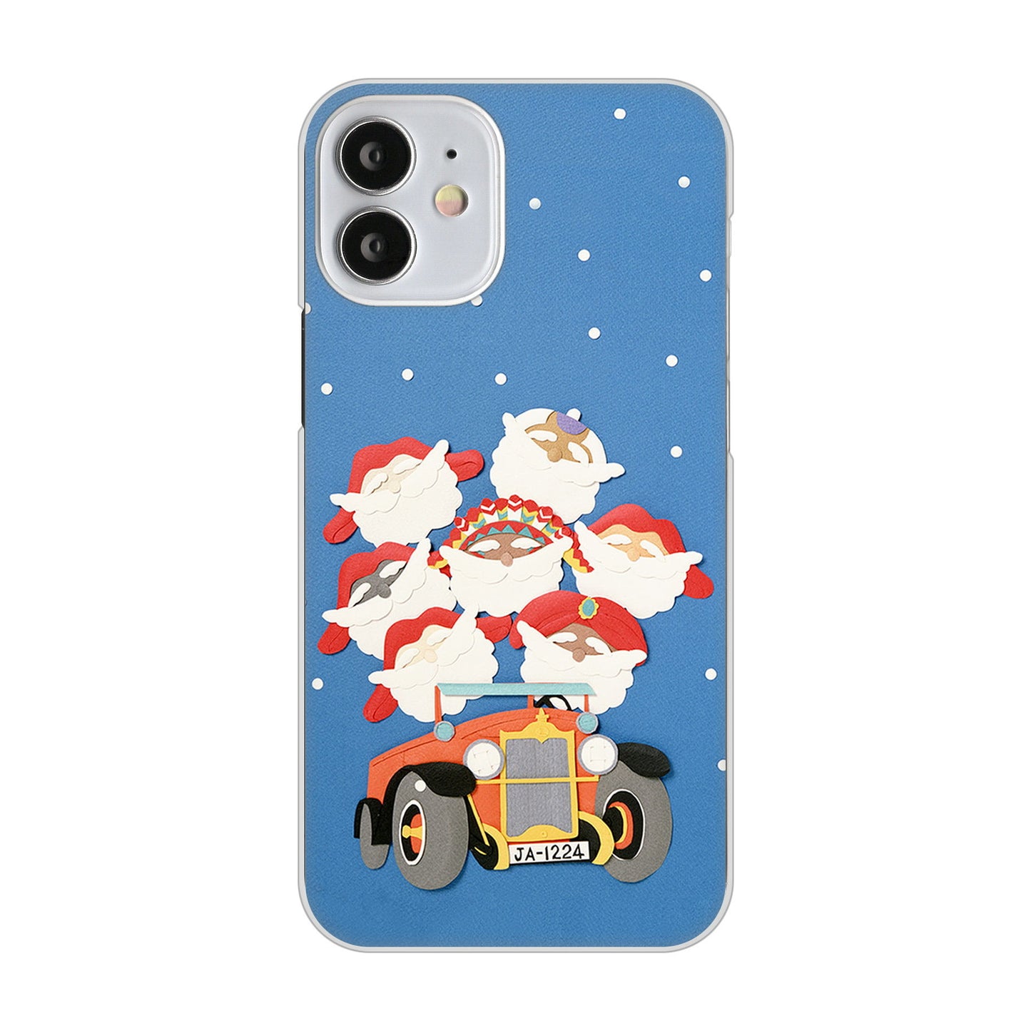 iPhone12 mini 高画質仕上げ 背面印刷 ハードケース クリスマス