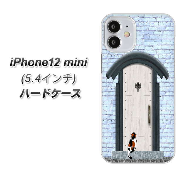 iPhone12 mini 高画質仕上げ 背面印刷 ハードケース【YA951 石ドア01】