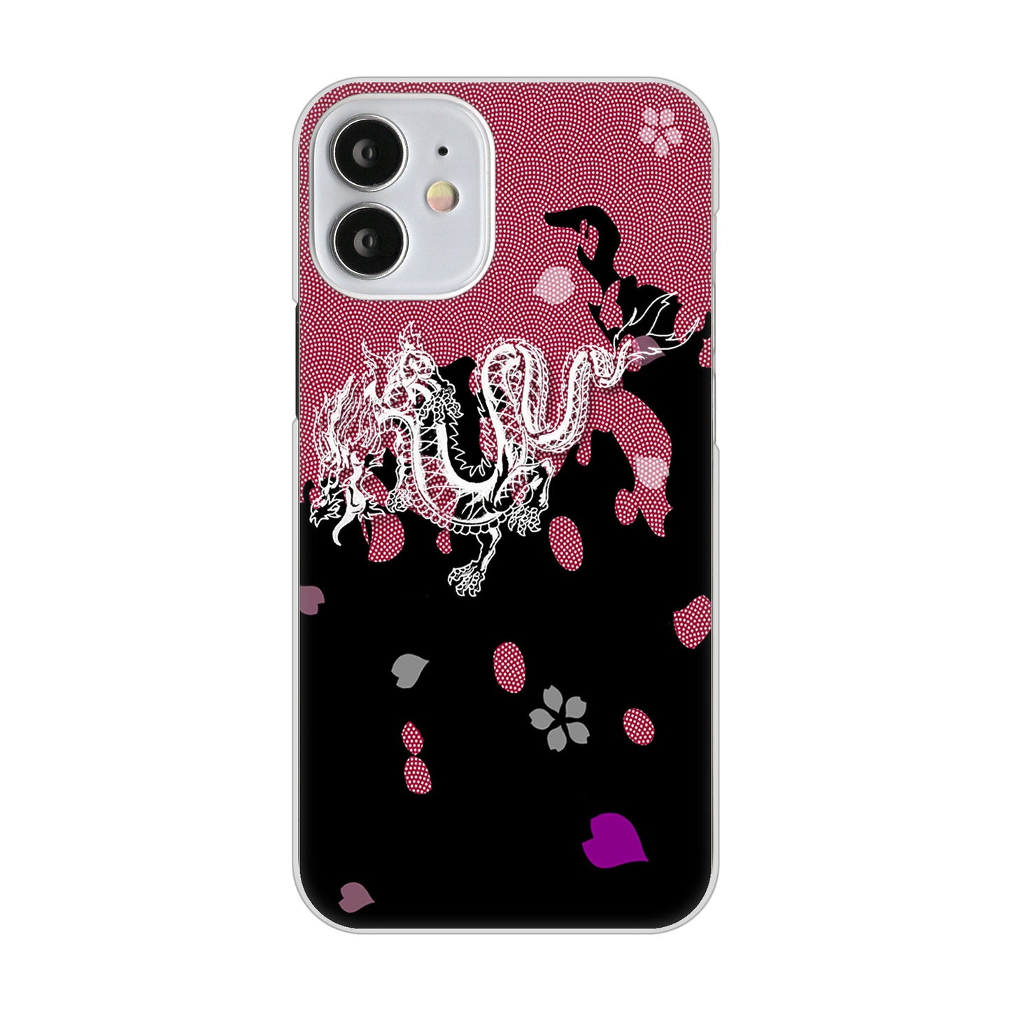 iPhone12 mini 高画質仕上げ 背面印刷 ハードケース 和竜
