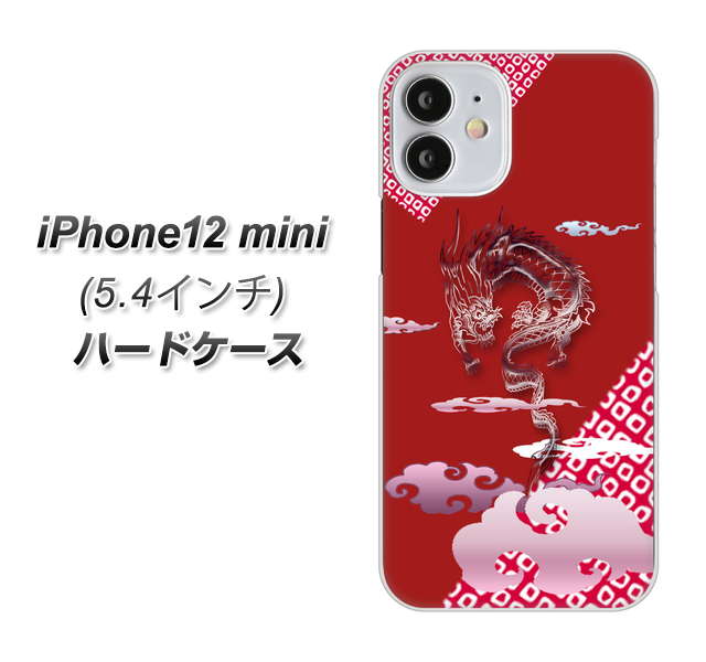 iPhone12 mini 高画質仕上げ 背面印刷 ハードケース【YC907 雲竜02】