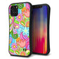 iPhone12 Pro スマホケース 「SEA Grip」 グリップケース Sライン 【713 ミラクルフラワー】 UV印刷