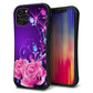 iPhone12 Pro スマホケース 「SEA Grip」 グリップケース Sライン 【1177 紫色の夜】 UV印刷