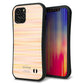 iPhone12 Pro スマホケース 「SEA Grip」 グリップケース Sライン 【IB909 グラデーションボーダー_オレンジ】 UV印刷
