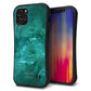 iPhone12 Pro スマホケース 「SEA Grip」 グリップケース Sライン 【KM869 大理石GR】 UV印刷
