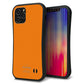 iPhone12 Pro スマホケース 「SEA Grip」 グリップケース Sライン 【KM906 ポップカラー(オレンジ)】 UV印刷