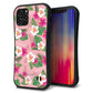 iPhone12 Pro スマホケース 「SEA Grip」 グリップケース Sライン 【SC882 ハワイアンアロハレトロ ピンク】 UV印刷