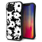 iPhone12 Pro スマホケース 「SEA Grip」 グリップケース Sライン 【SC915 花柄モノトーン 04】 UV印刷